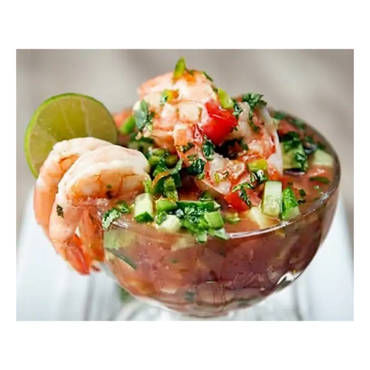 Shrimp Cocktail Mexican (Coctel de Camaron con Pico de Gallo)